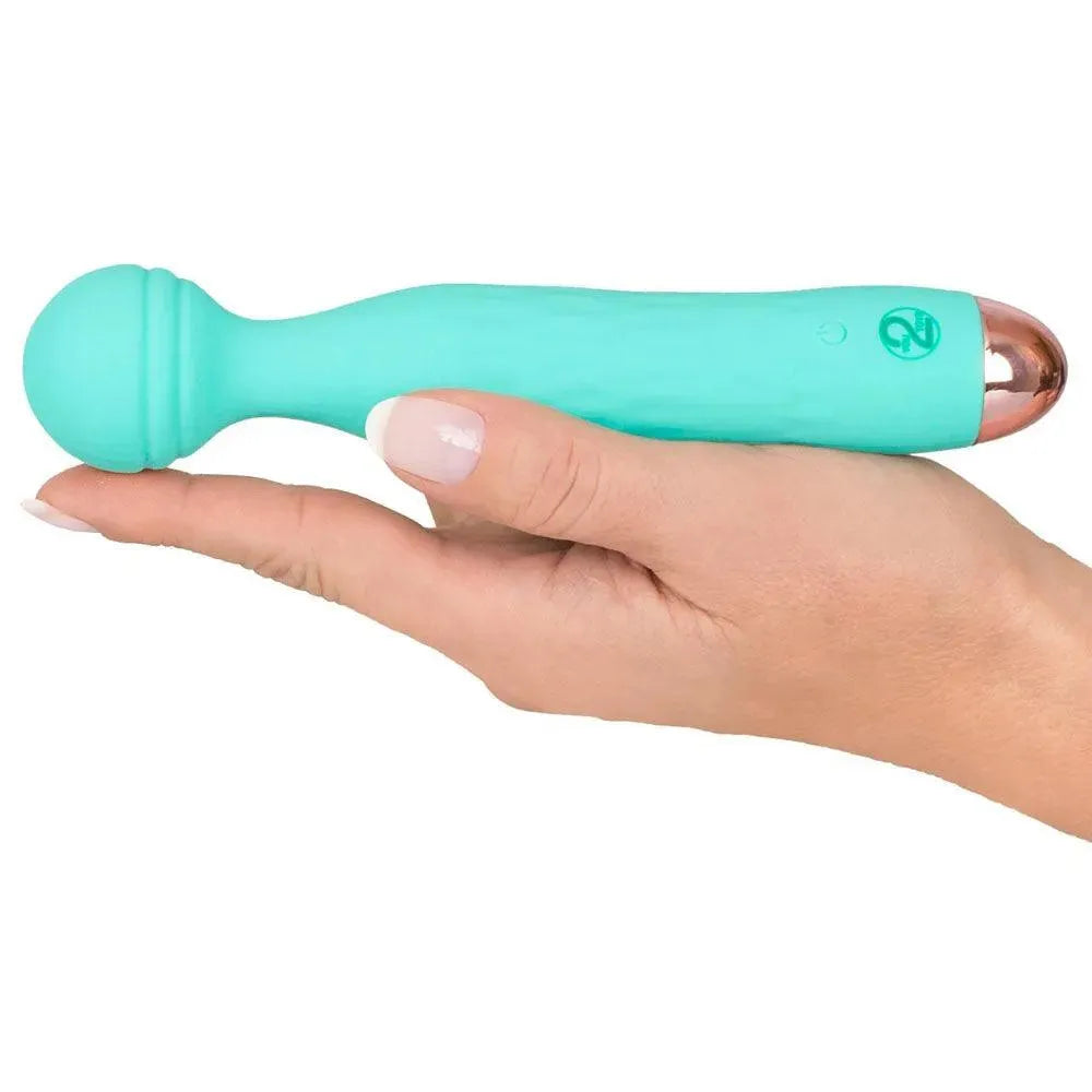 Cuties Silk Touch Rechargeable Mini Vibrator Green - Rapture Works