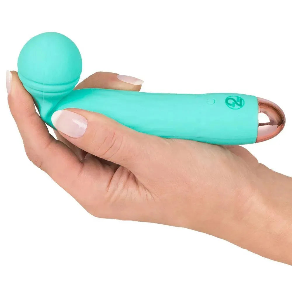 Cuties Silk Touch Rechargeable Mini Vibrator Green - Rapture Works