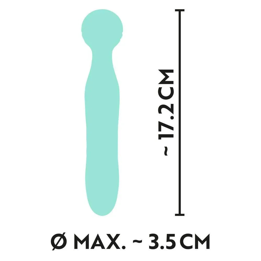 Cuties Silk Touch Rechargeable Mini Vibrator Green - Rapture Works