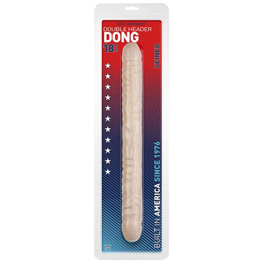 Double Header 18 Inch Veined Dong - Rapture Works