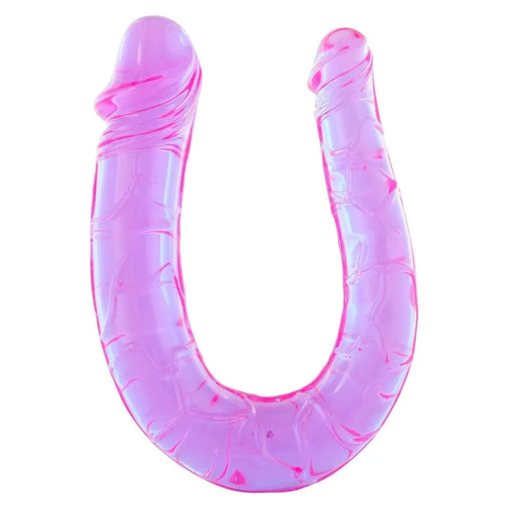 Double Mini Twin Head Jelly Penis Dildo - Rapture Works