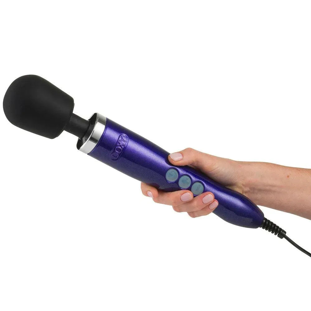 Doxy Die Cast Wand Massager PURPLE UK Plug - Rapture Works