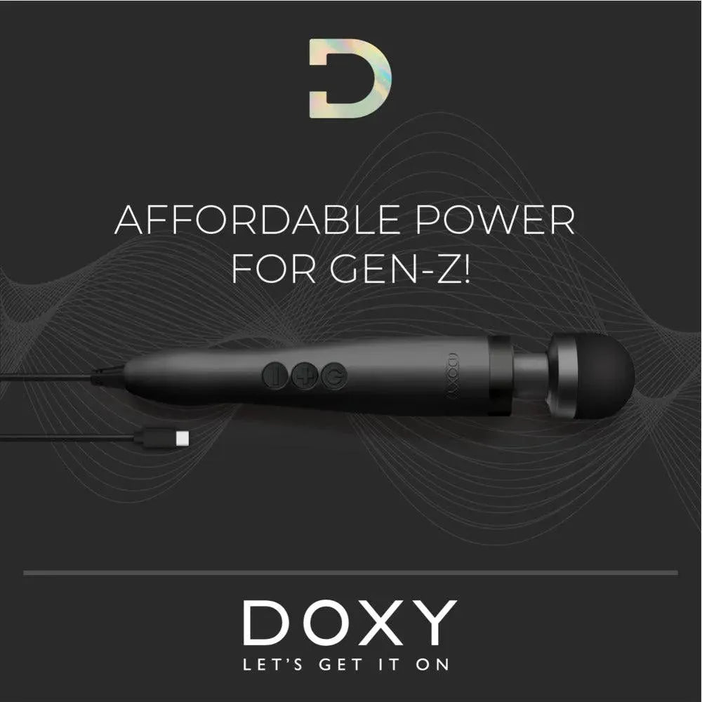 Doxy Wand 3 Black USB Powered - Rapture Works
