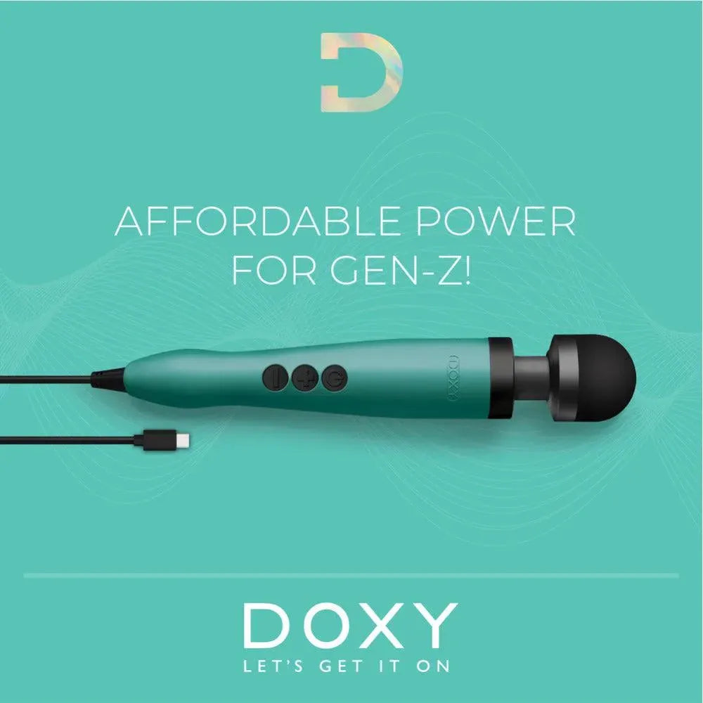 Doxy Wand 3 Turquoise USB Powered - Rapture Works