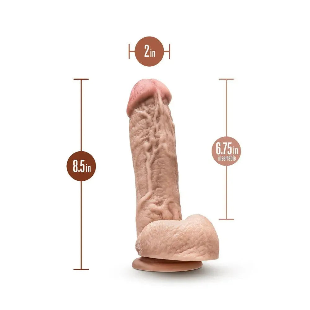 Dr. Skin Mr. D 8.5 Inch Dildo With Balls - Rapture Works