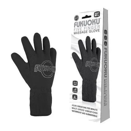 Fukuoku Vibrating Five Finger Massage Glove Right Hand - Rapture Works