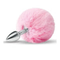 FURRY TALES PINK BUNNY TAIL METAL BUTT PLUG