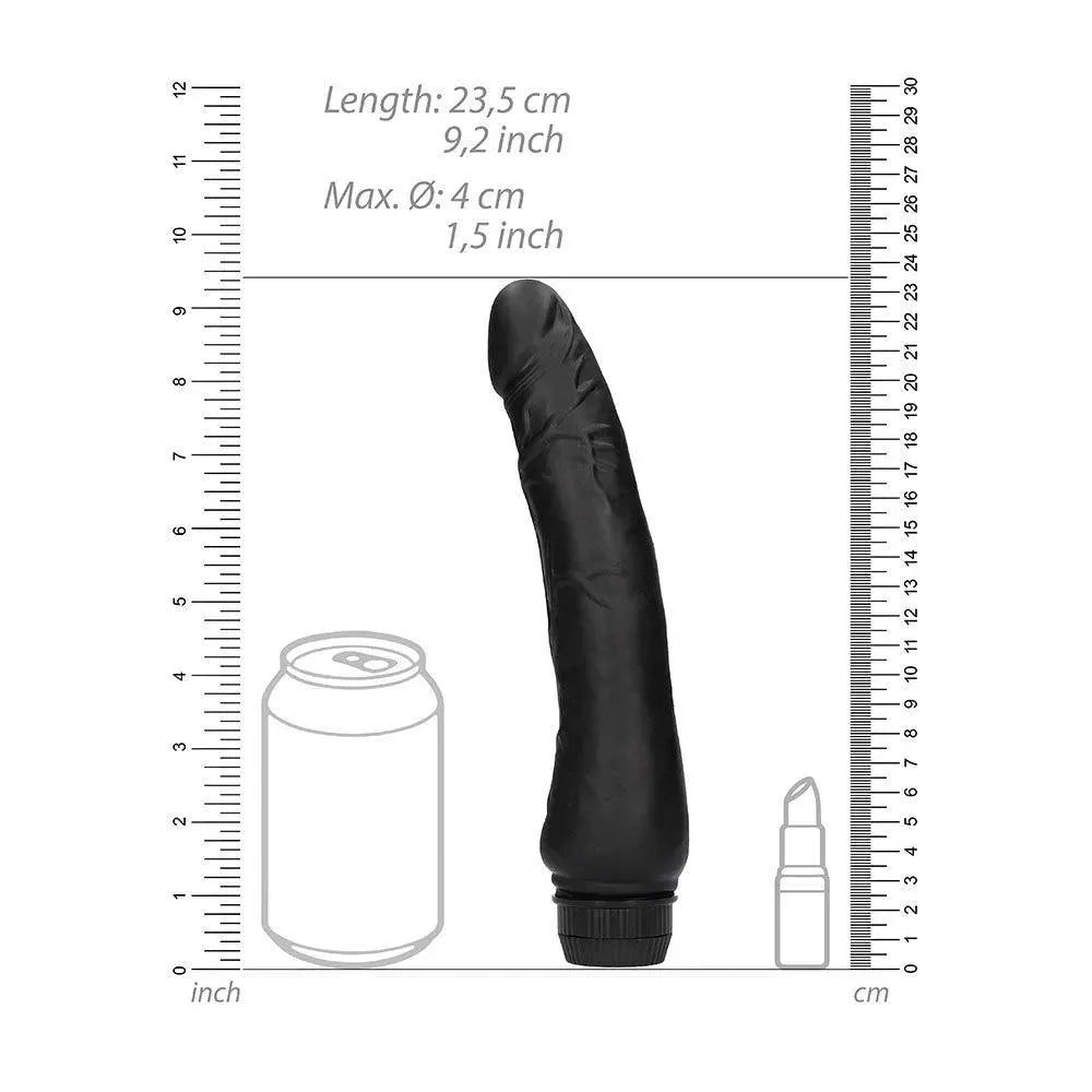 G-Spot Vibrator Black - 9 Inches - Rapture Works
