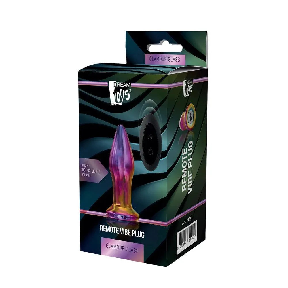 Glamour Glass Remote Control Butt Plug - Rapture Works