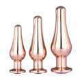 GLEAMING LOVE PLEASURE PLUG SET – ROSE GOLD