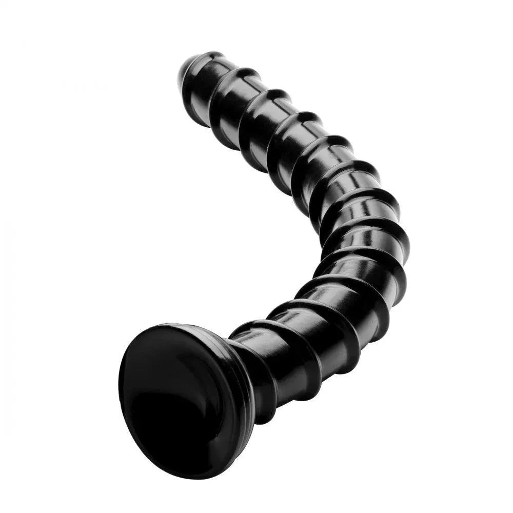 Hosed 18 Inch Swirl Thick Anal Snake Dildo - Rapture Works