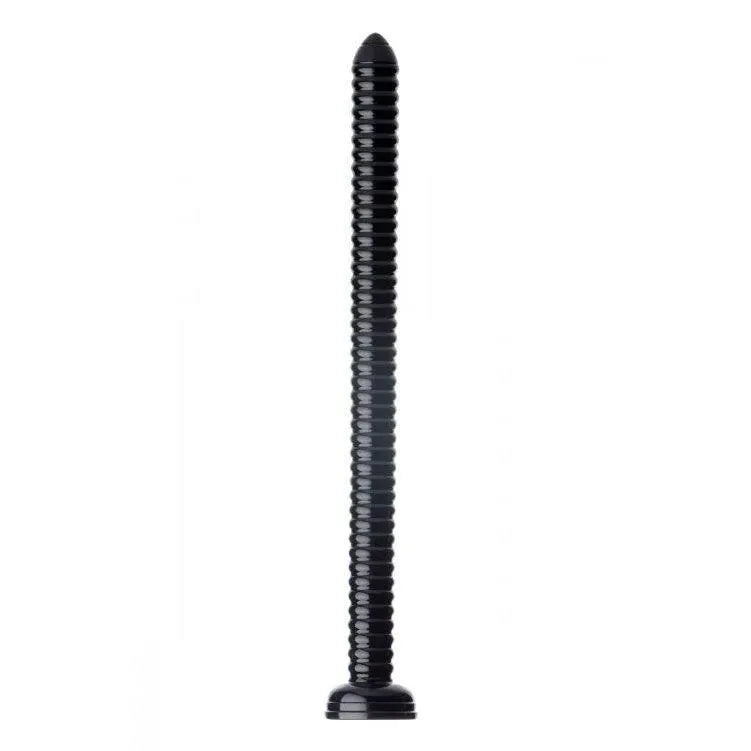 Hosed 19 Inch Ribbed Anal Snake Dildo - Rapture Works