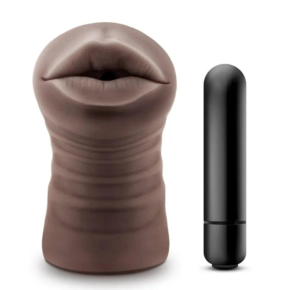 Hot Chocolate Heather Mouth Vibrating Masturbator - Rapture Works