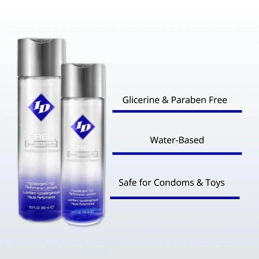 ID Free Hypoallergenic Waterbased Lubricant 250ml - Rapture Works