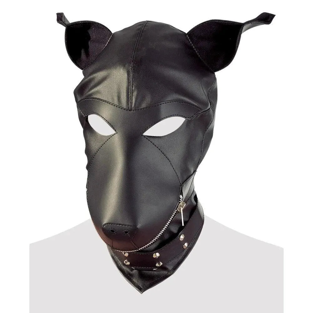 Imitation Leather Dog Mask - Rapture Works