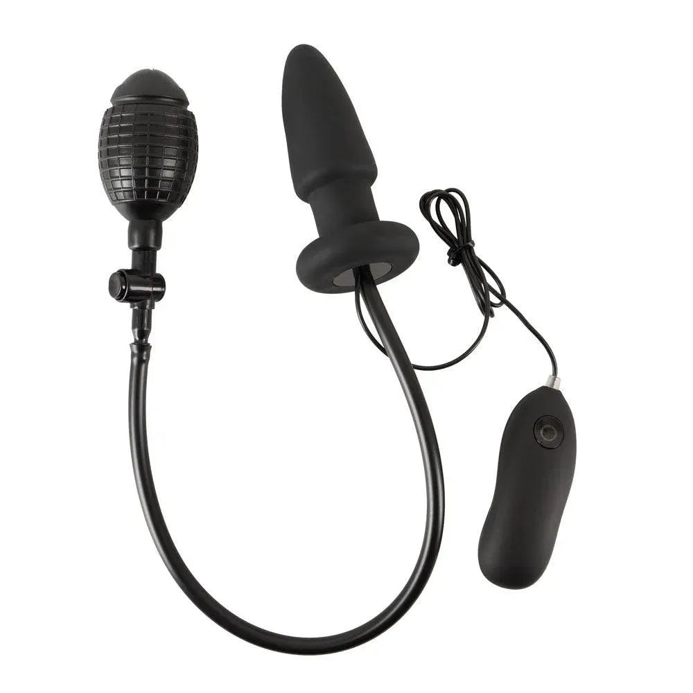 Inflatable And Vibrating Silicone Butt Plug - Rapture Works