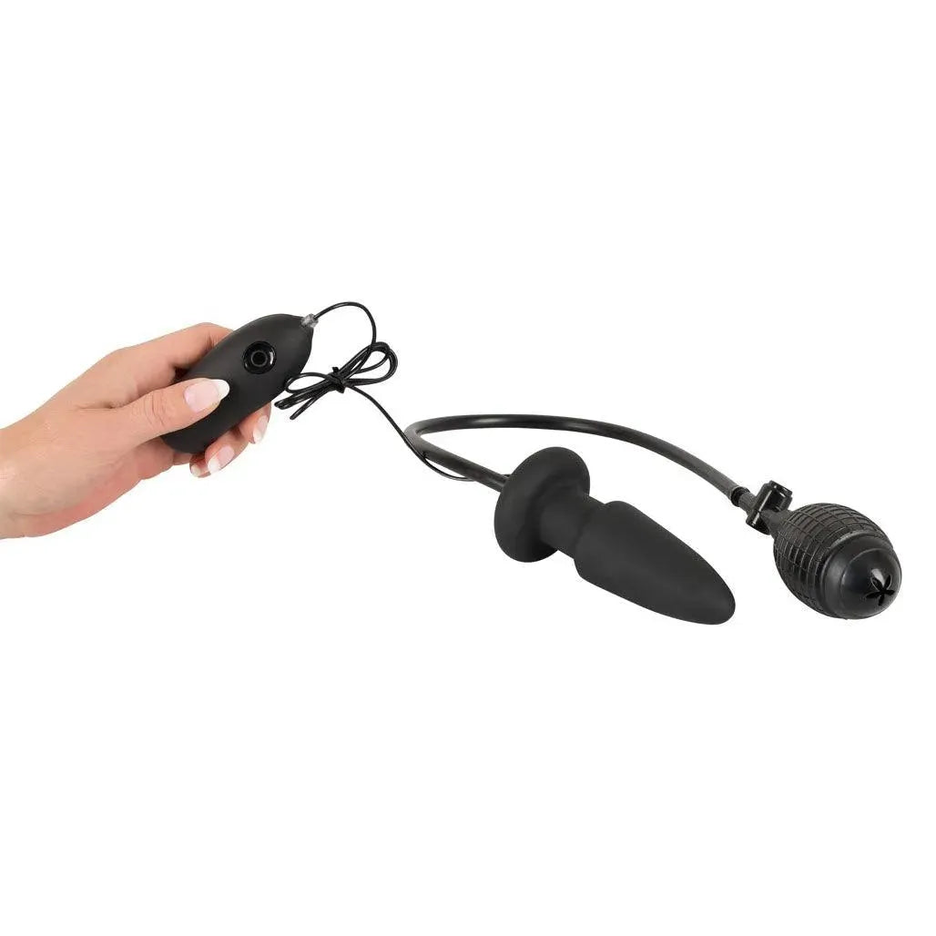 Inflatable And Vibrating Silicone Butt Plug - Rapture Works