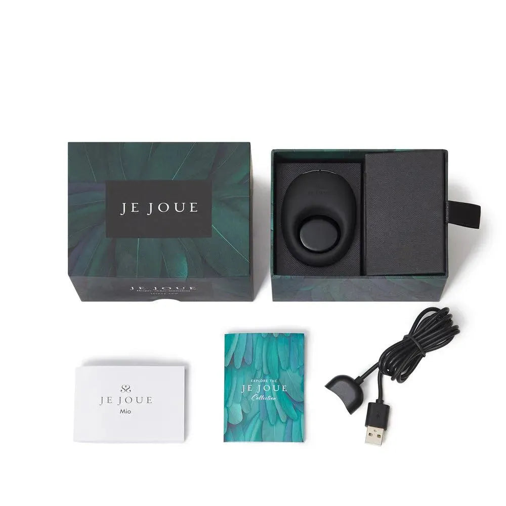 Je Joue Mio Rechargeable Cockring Black - Rapture Works