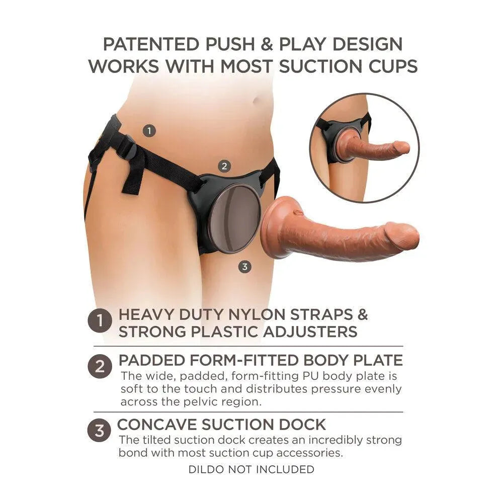 King Cock Comfy Body Dock Strap On Harness - Rapture Works