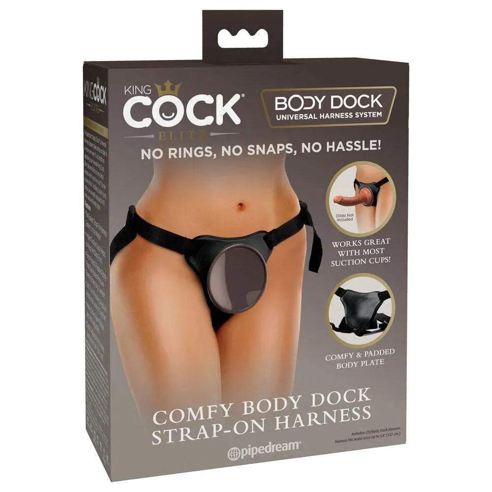 King Cock Comfy Body Dock Strap On Harness - Rapture Works