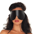 CLASSIC LEATHER BLINDFOLD WITH BUCKLE STRAP