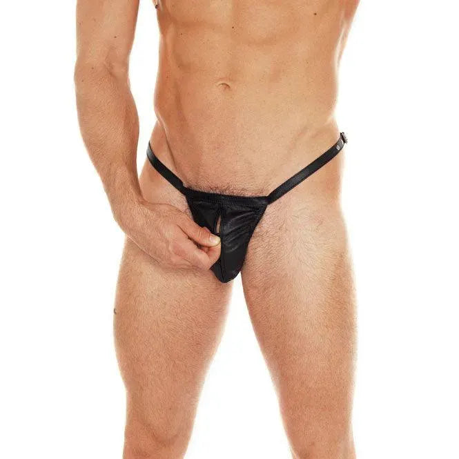 Leather Brief Pouch With Zip - Rapture Works