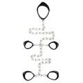 Rimba Hand & Ankle Cuffs – Adjustable Leather Restraint System with Chain