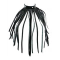LEATHER FRINGE NECKLACE COLLAR