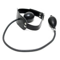 LEATHER GAG WITH INFLATABLE BALLOON