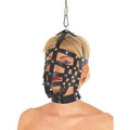 LEATHER MUZZLE MASK WITH HANGING RING