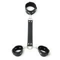LEATHER NECK TO WRIST RESTRAINT SET