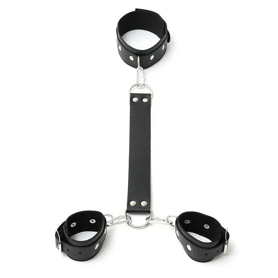 Leather Neck And Wrist Cuffs - Rapture Works