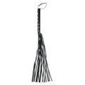 LEATHER FLOGGER WITH 18 TAILS