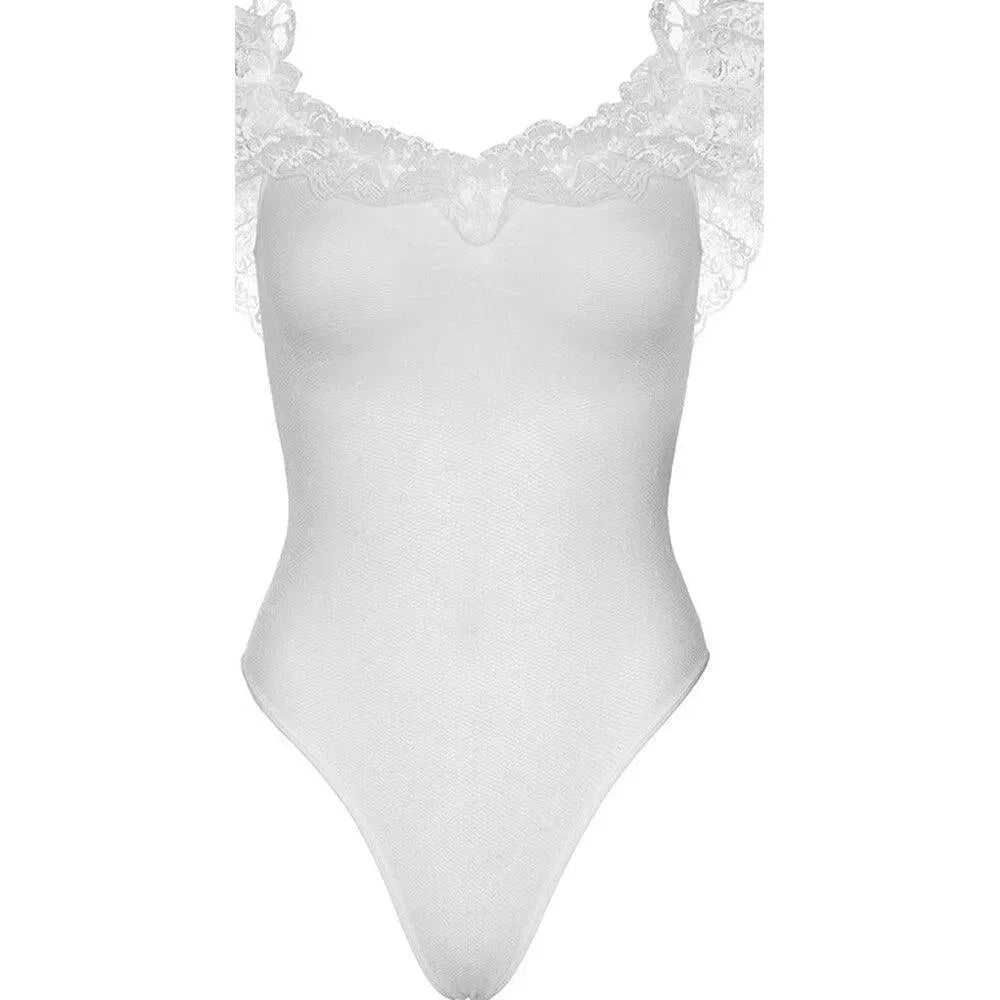 Leg Avenue Off the Shoulder Teddy UK 8 to 14 - Rapture Works