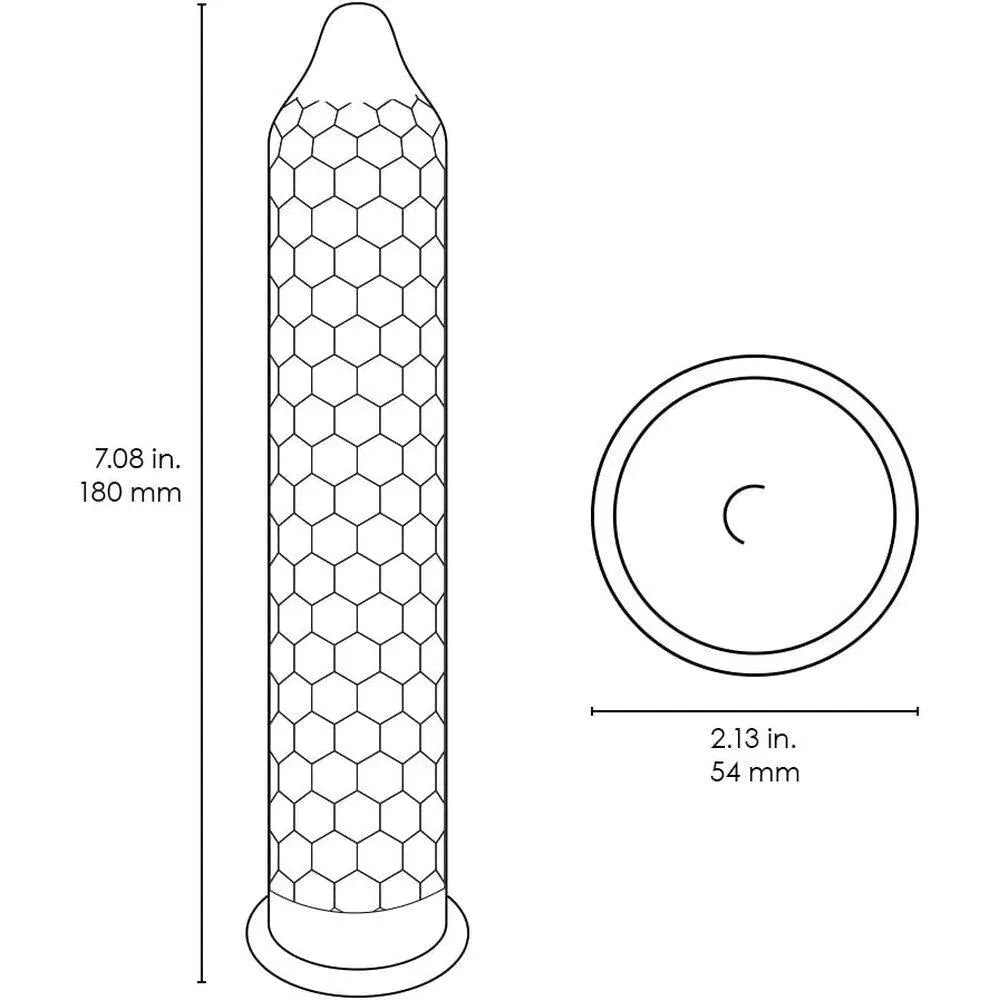 Lelo Hex Original Condoms 3 Pack - Rapture Works