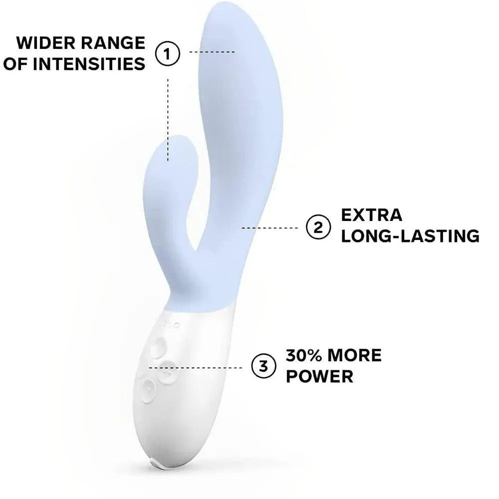 Lelo Ina 3 Dual Action Massager Seafoam - Rapture Works