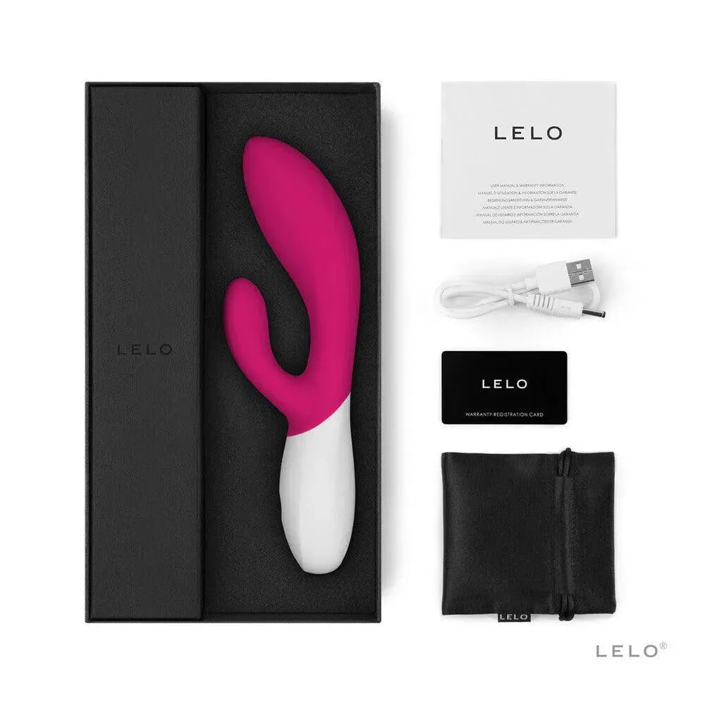Lelo Ina Wave 2 Luxury Rechargeable Vibe Cerise - Rapture Works