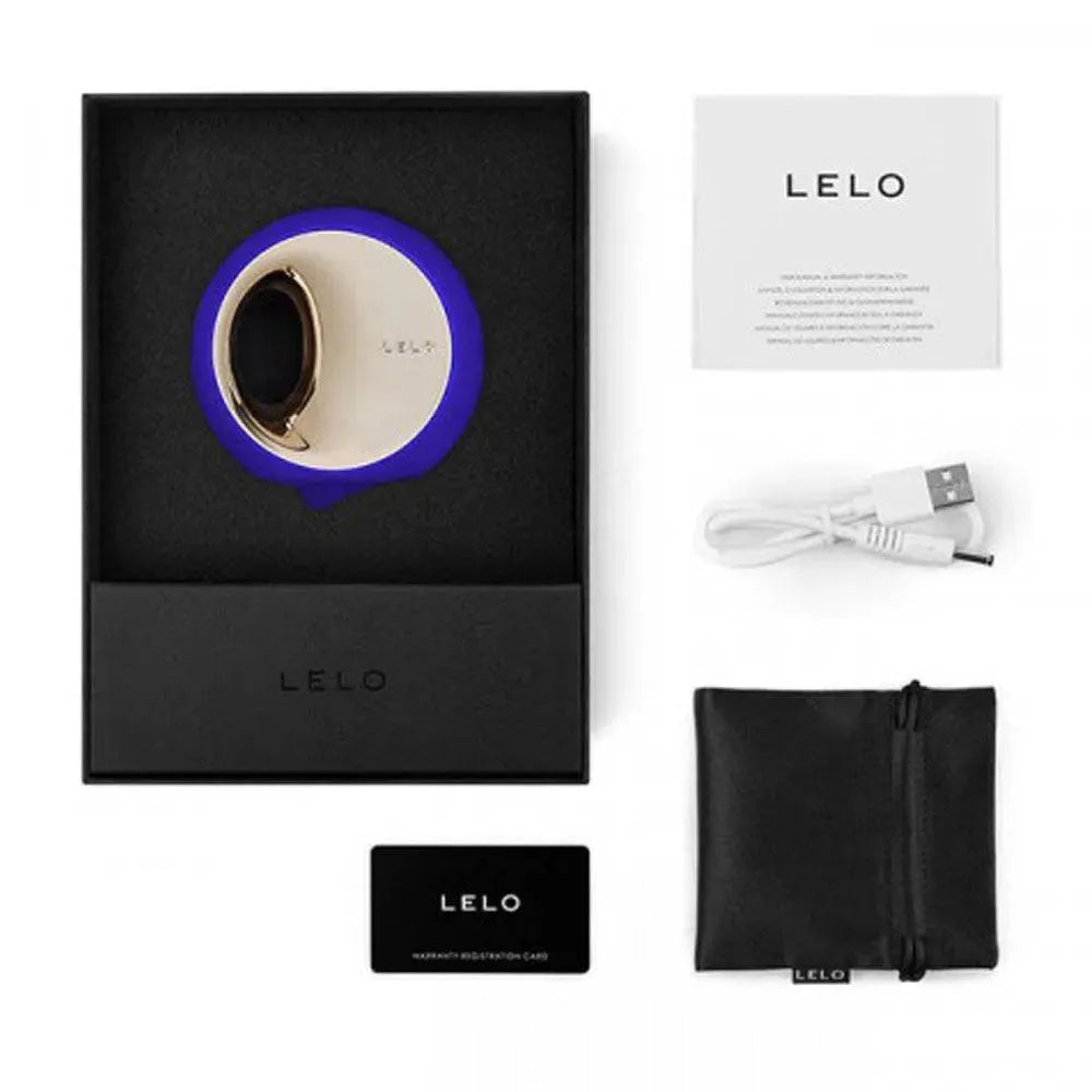 Lelo Ora 3 Deep Midnight Blue Oral Sex Stimulator - Rapture Works