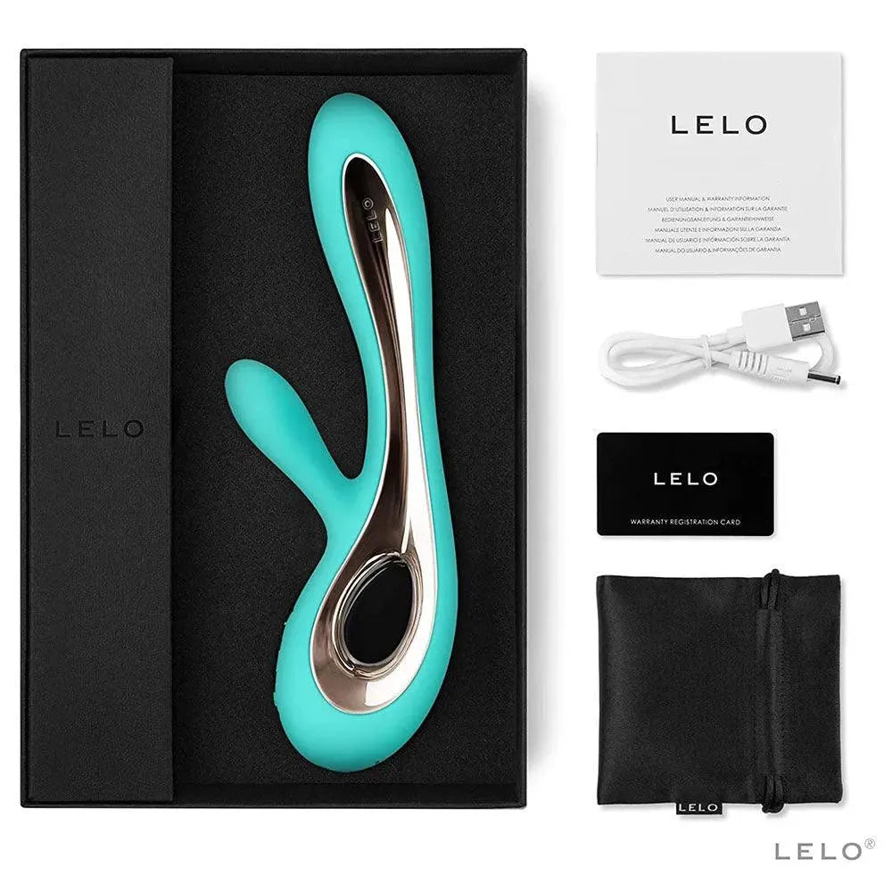 Lelo Soraya 2 Dual Rabbit Vibrator Aqua - Rapture Works