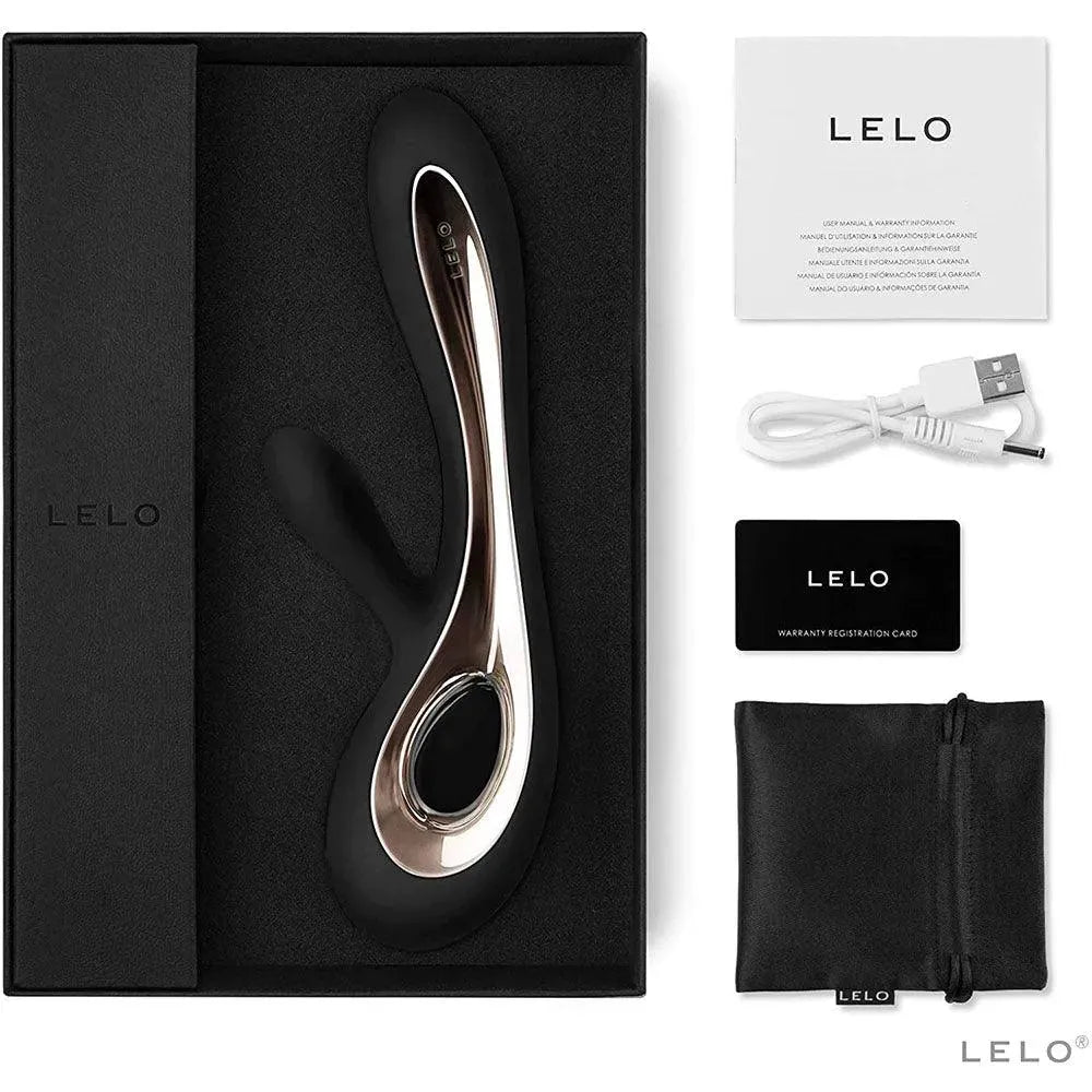 Lelo Soraya 2 Dual Rabbit Vibrator Black - Rapture Works