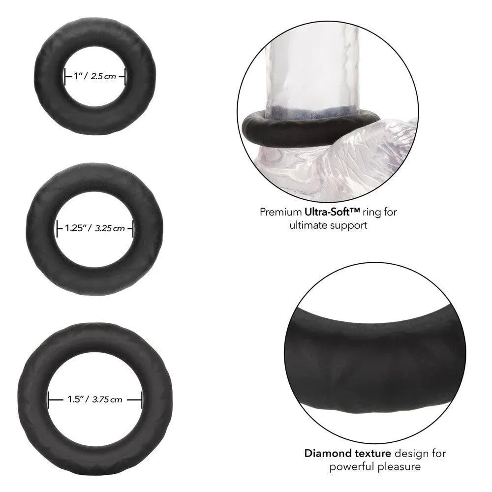 Link Up Ultra Soft Supreme Cock Ring Set - Rapture Works