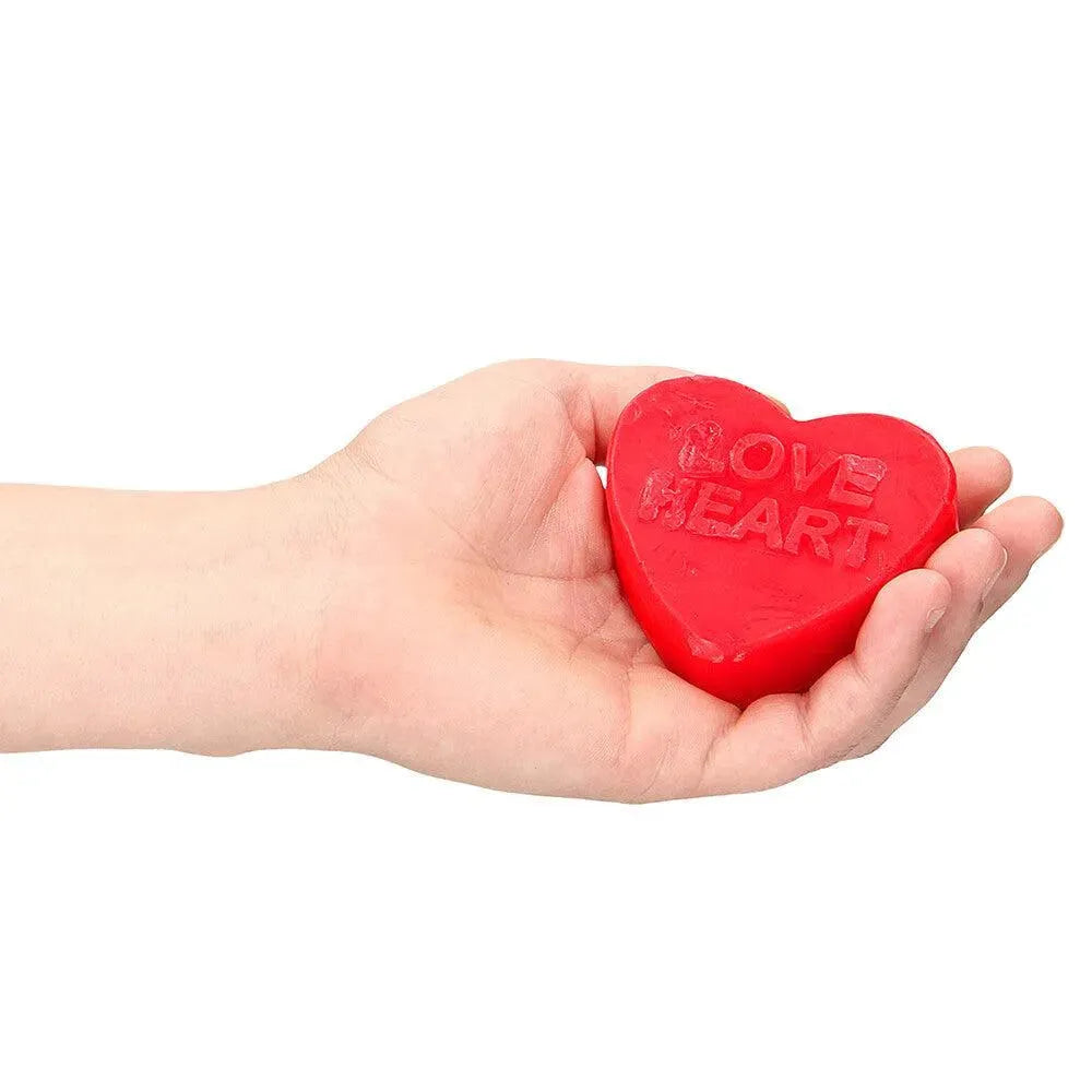 Love Heart Rose Scented Soap Bar - Rapture Works