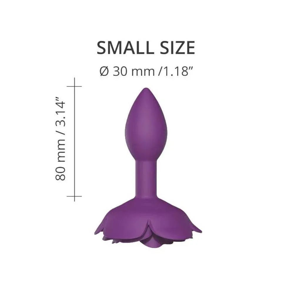 Love To Love Open Rose Small Butt Plug - Rapture Works