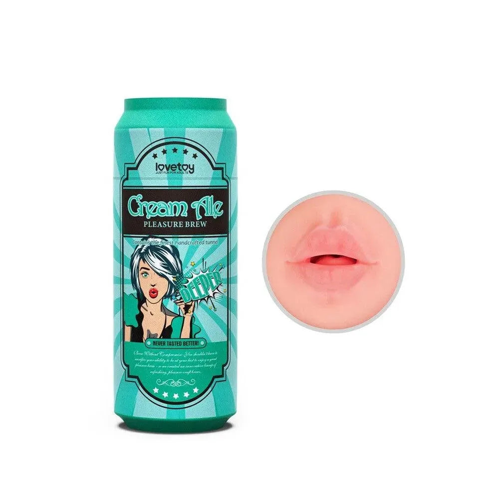 Love Toy Pleasure Brew Cream Ale Mouth Masturbator - Rapture Works