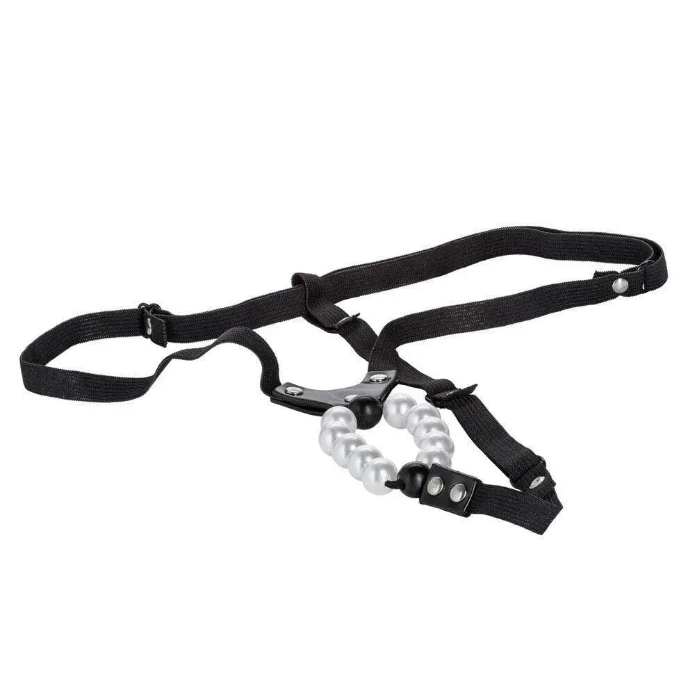 Lovers Thong With Pleasure Pearls - Rapture Works