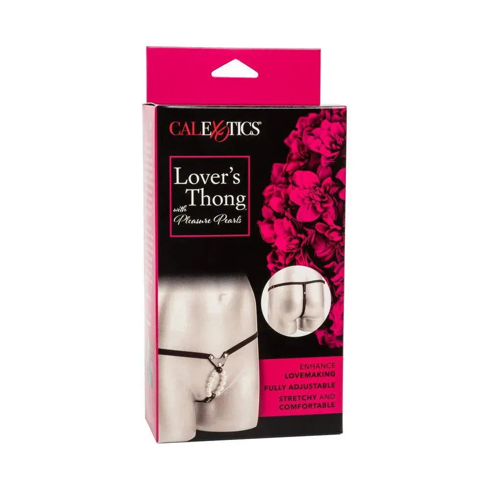 Lovers Thong With Pleasure Pearls - Rapture Works