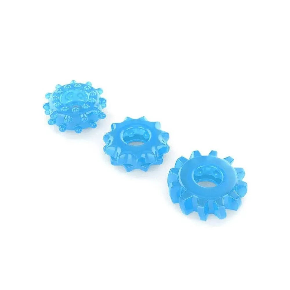 Lovetoy Glow In The Dark Lumino Play Cock Rings X3 - Rapture Works