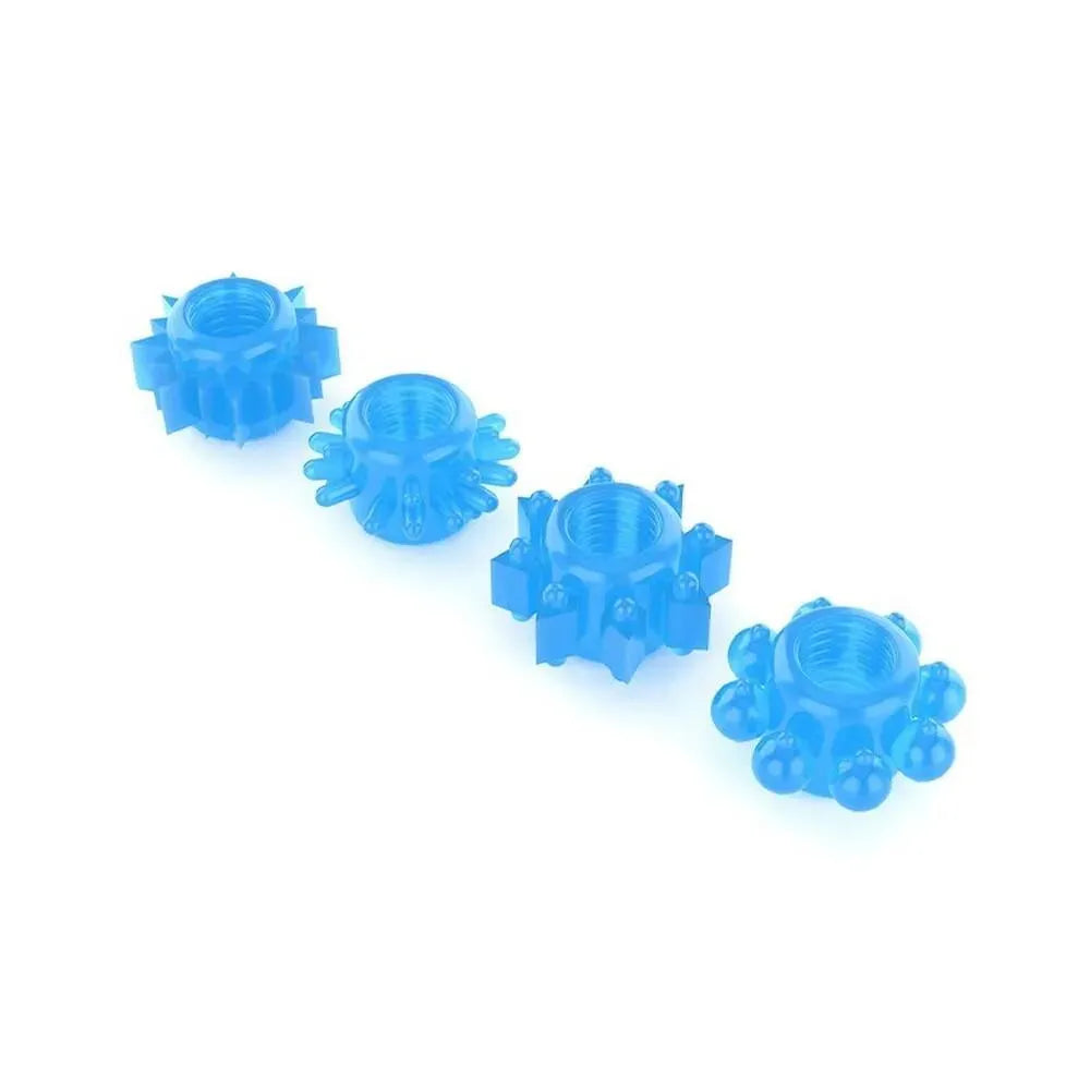 Lovetoy Glow In The Dark Lumino Play Cock Rings X4 - Rapture Works