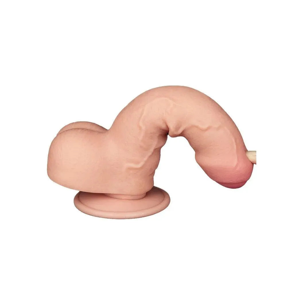 Lovetoy Sliding Easy Bend Skin Dildo 7 Inch - Rapture Works