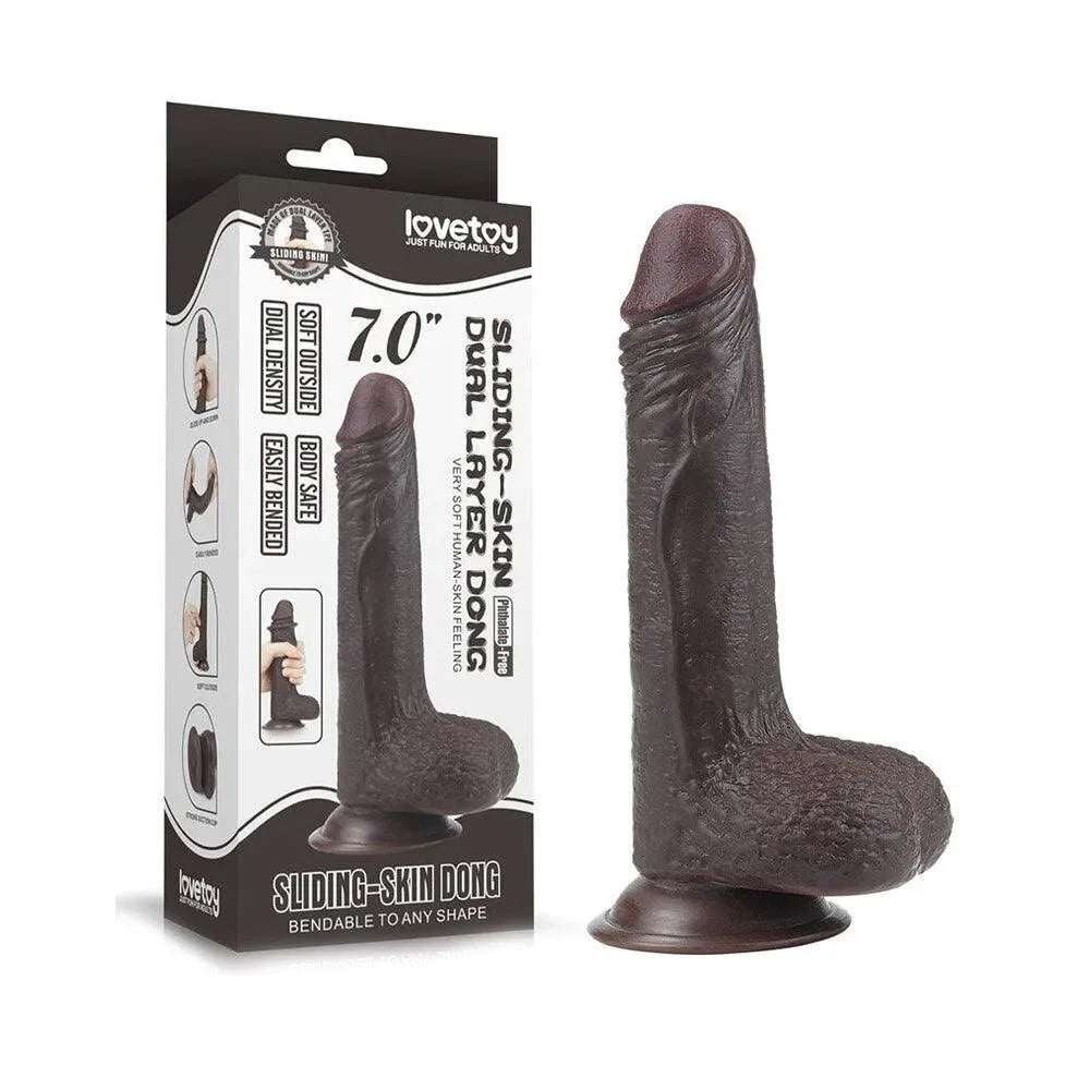 Lovetoy Sliding Skin 7 Inch Dong - Rapture Works